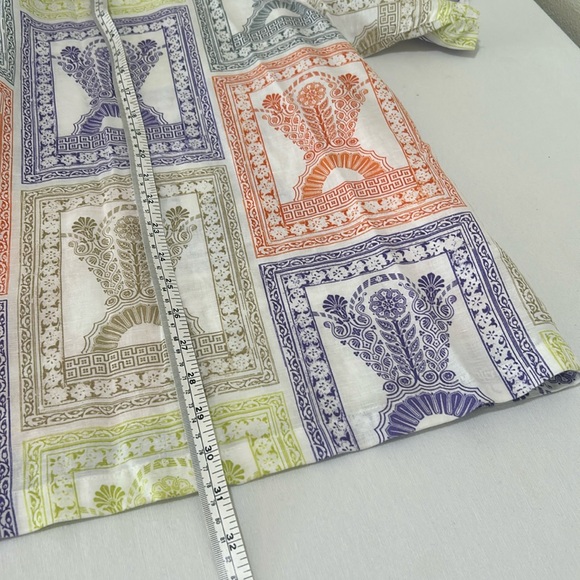 ASOS DESIGN MENS SHEER BUTTON UP SHIRT FLORAL SHORT SLEEVES SZ 3XL - Picture 5 of 9